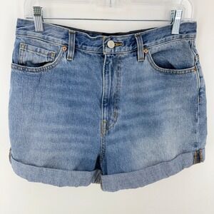 BDG Urban Outfitters Light Wash Mom High-Rise Denim Shorts Size 30